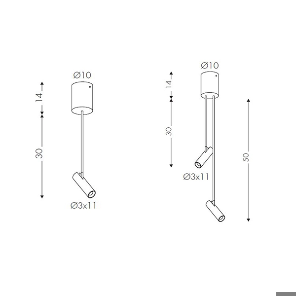 Micro lampada da soffitto di design - Team Italia Illuminazione - Soffitto  - Progetti in Luce